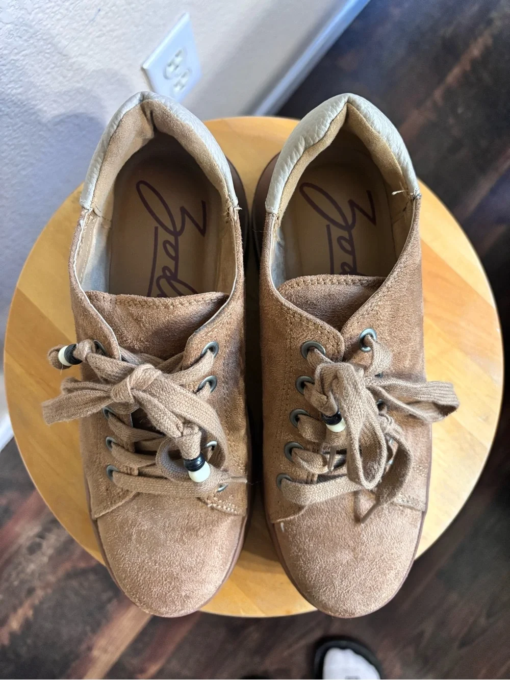 Zodiac Brown Suede Platform Sneakers